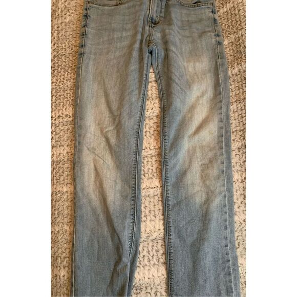 Levi’s 216 Denzien Skinny Fit Acid Washed Jeans - Picture 2 of 5